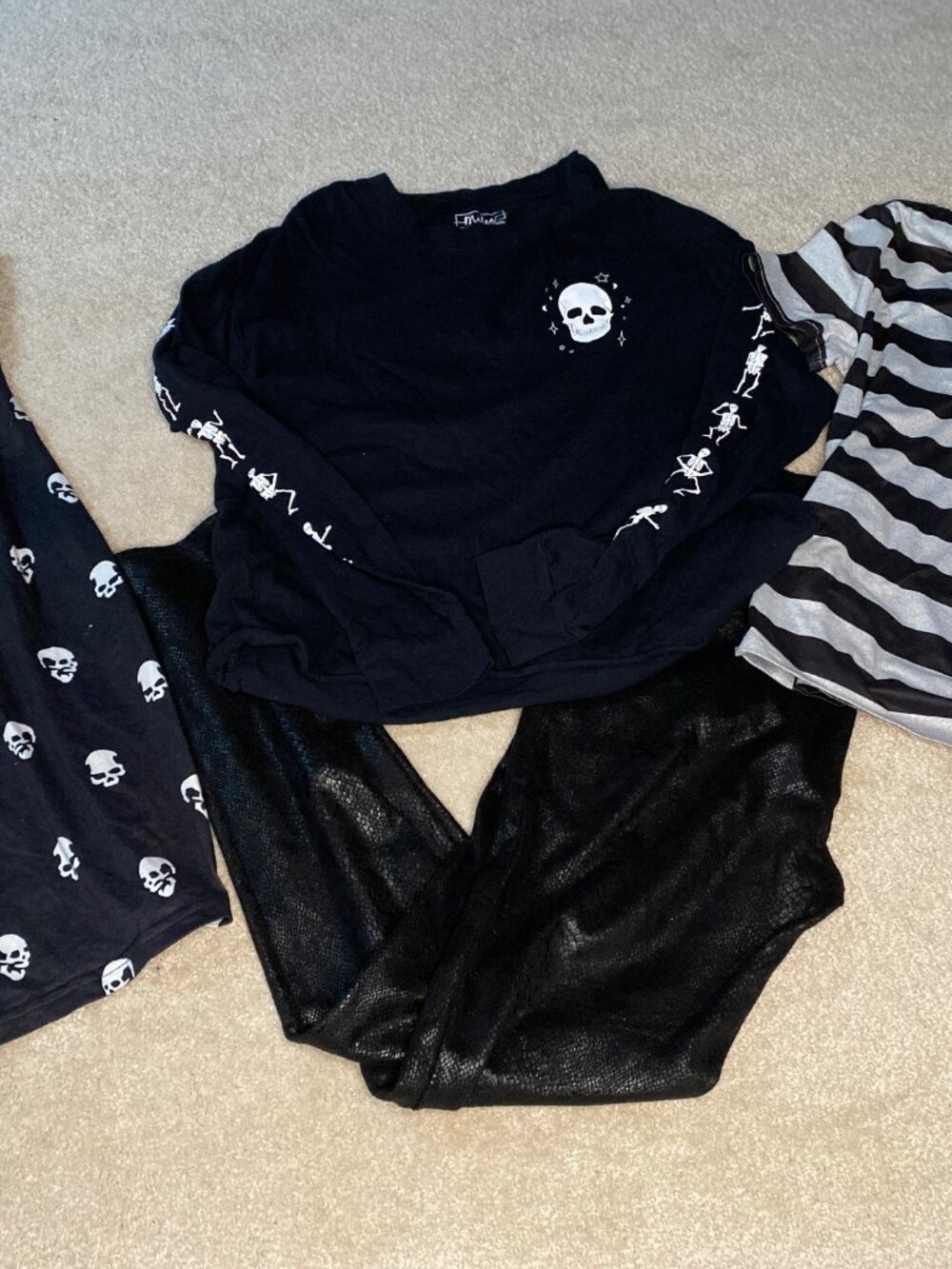 Junior Bundle Size Small Skeltons Halloween Bundle